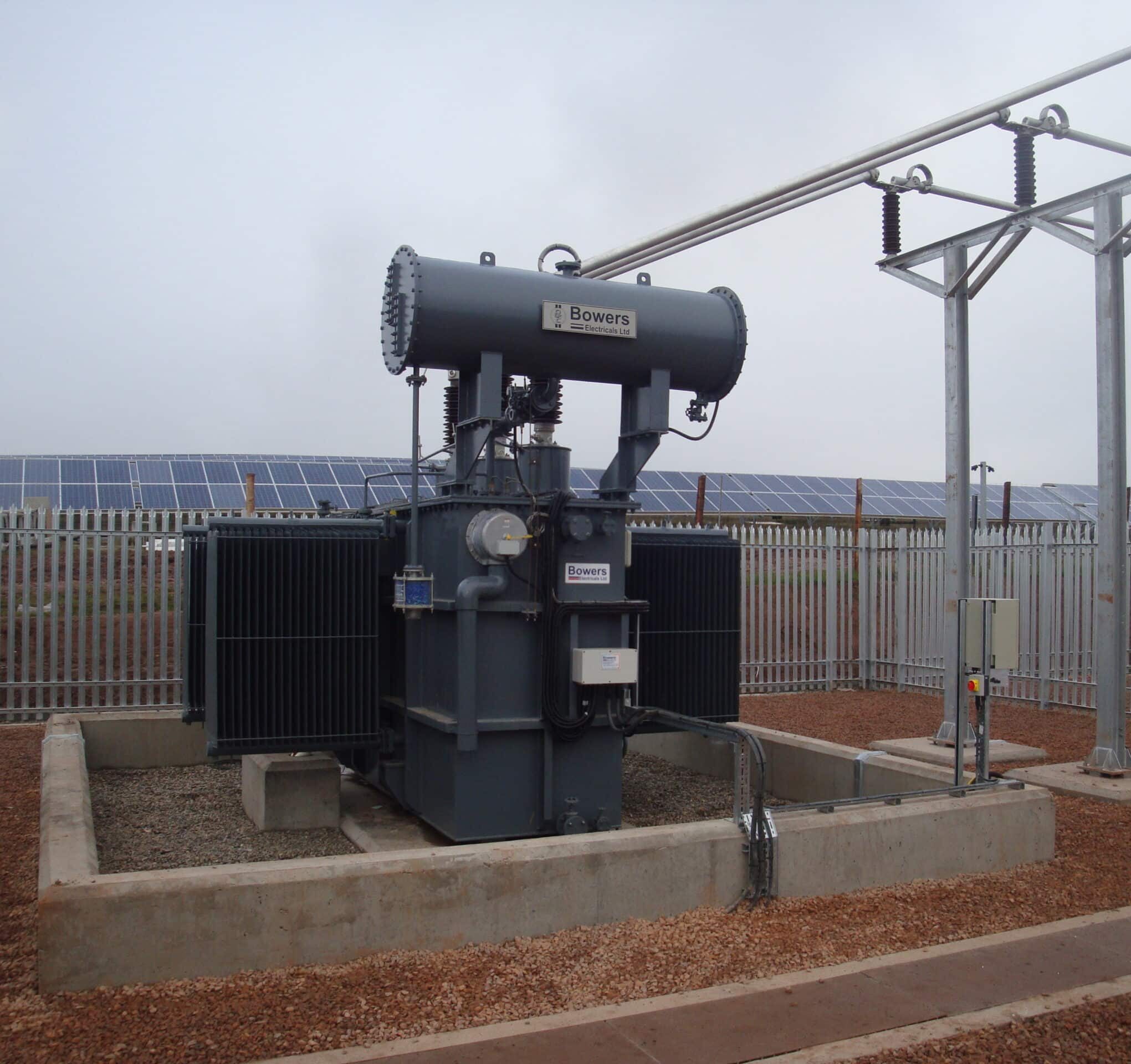 Witches Solar Farm transformer