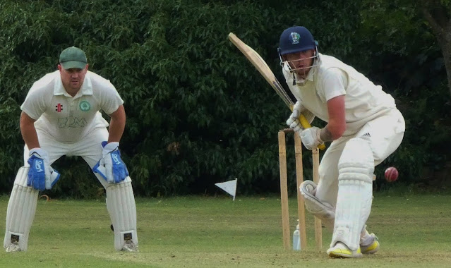Bowers Electricals Sponsors Jake Smith Playing Local Cricket